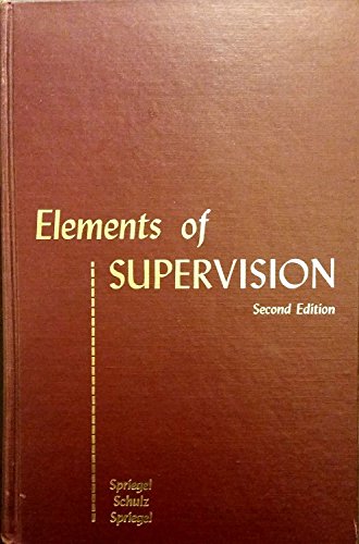 Stock image for Elements of Supervision for sale by ThriftBooks-Dallas