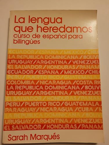 9780471818014: Lengua Que Heredamos Curso De Espanol Para Bilingues