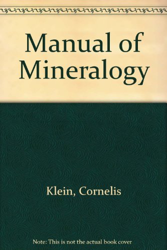 Imagen de archivo de Manual of Mineralogy a la venta por Stephen White Books