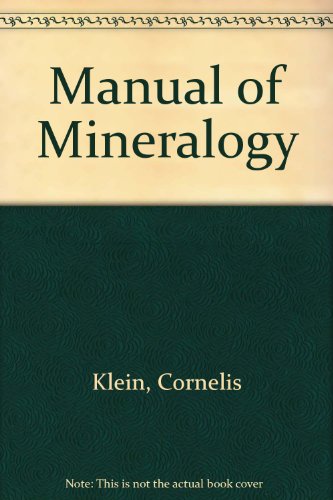 Stock image for Manual of Mineralogy for sale by Stephen White Books