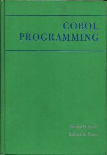 Beispielbild fr COBOL Programming zum Verkauf von ThriftBooks-Dallas