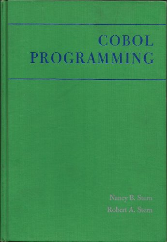 9780471823179: Cobol Programming