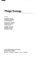 Imagen de archivo de Phage Ecology a la venta por Better World Books