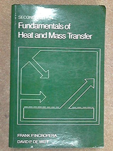 9780471825616: Fundamentals of Heat and Mass Transfer