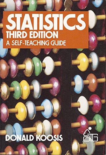 Beispielbild fr Statistics (Wiley Self-Teaching Guides) zum Verkauf von Wonder Book