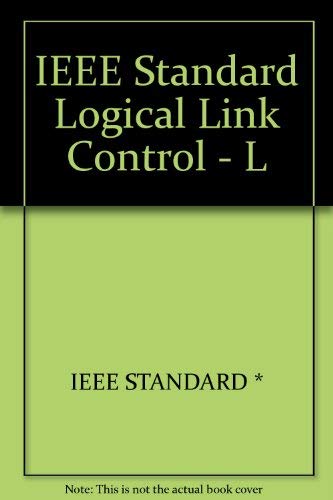Stock image for IEEE Standard Logical Link Control - L for sale by Ammareal