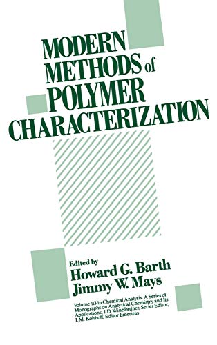 Stock image for Modern Methods of Polymer Characterization for sale by Better World Books