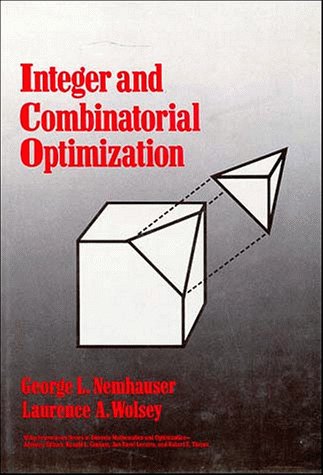 Stock image for Integer and Combinatorial Optimization (Wiley Series in Discrete Mathematics and Optimization) for sale by More Than Words
