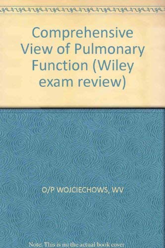 Beispielbild fr Comprehensive Review of Pulmonary Function (Wiley Medical Publication) zum Verkauf von dsmbooks