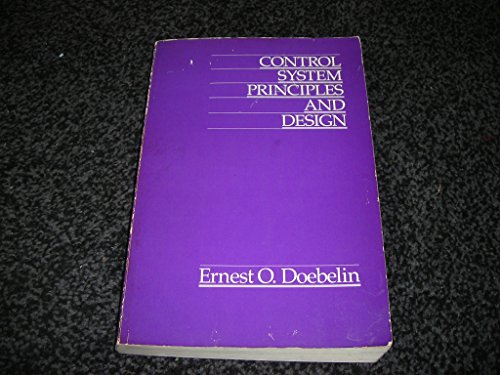 Stock image for Control System Principles and Design for sale by Anybook.com