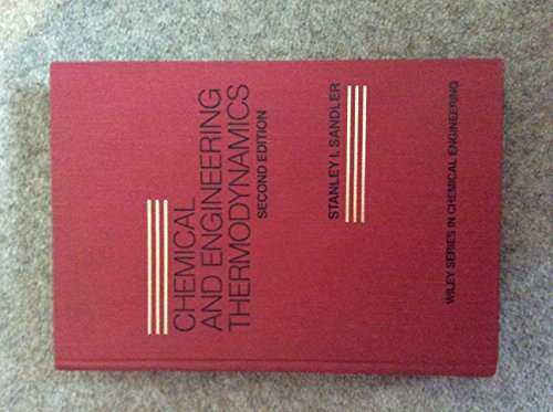 9780471830504: Chemical and Engineering Thermodynamics (Wiley Series in Chemical Engineering)