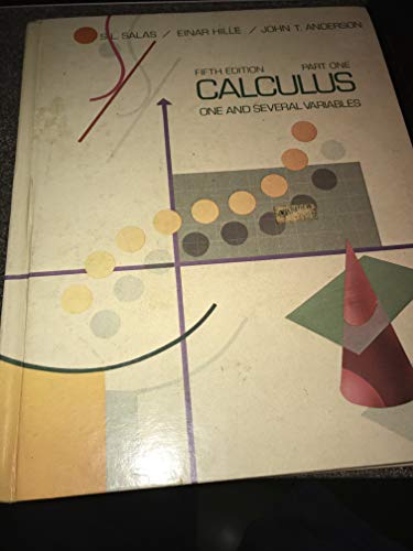 Stock image for Calculus: One and Several Variables With Analytic Geometry, Part 1 for sale by Blue Vase Books