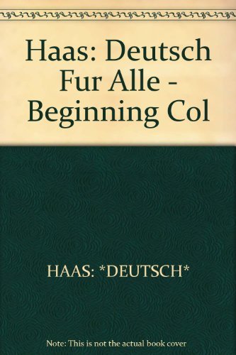 Imagen de archivo de Deutsch Fur Alle, Workbook: Beginning College German - A Comprehensive Approach a la venta por ThriftBooks-Dallas