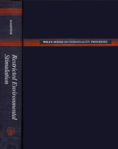 Beispielbild fr Restricted Environmental Stimulation : Research and Clinical Applications zum Verkauf von Better World Books