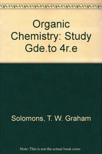 Beispielbild fr Organic Chemistry, Study Guide zum Verkauf von Wonder Book