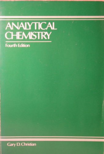 Imagen de archivo de Analytical Chemistry a la venta por dsmbooks