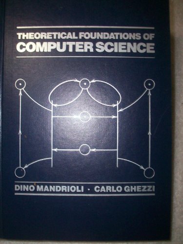 Imagen de archivo de Theoretical Foundations of Computer Science a la venta por HPB-Red