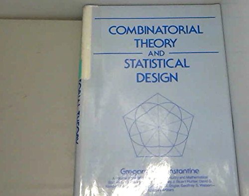 Beispielbild fr Combinatorial Theory and Statistical Design (Wiley Series in Probability and Statistics) zum Verkauf von HPB-Red