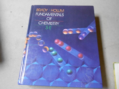 Stock image for Fundamentals of Chemistry for sale by SecondSale