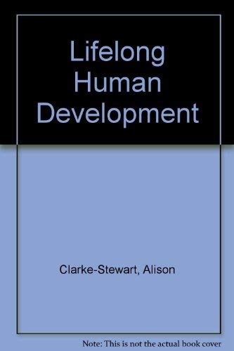 Imagen de archivo de Lifelong Human Development a la venta por Better World Books