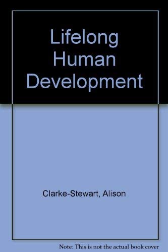 9780471847236: Lifelong Human Development