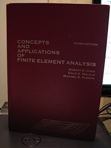 Imagen de archivo de Concepts and Applications of Finite Element Analysis a la venta por Bookmans