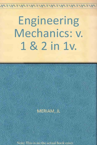 Imagen de archivo de Engineering mechanics: v. 1: statics a la venta por Cotswold Internet Books