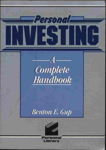 Beispielbild fr Investing: A Complete Handbook (Personal Library) zum Verkauf von Wonder Book