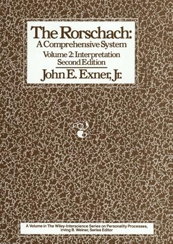 Imagen de archivo de The Rorschach: (A Comprehensive System) VOLUME 2: (Advanced Interpretation) a la venta por Alphaville Books, Inc.