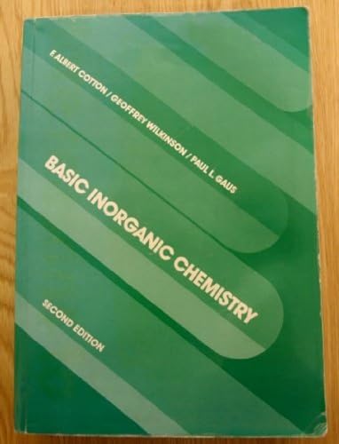 Beispielbild fr Basic Inorganic Chemistry zum Verkauf von WorldofBooks