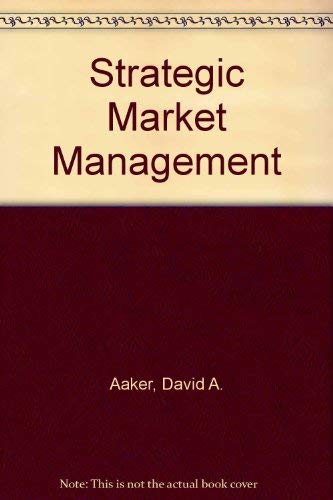 Stock image for Strategic Market Management for sale by Wonder Book
