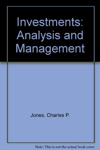 Stock image for Investments : Analysis and Management for sale by Better World Books