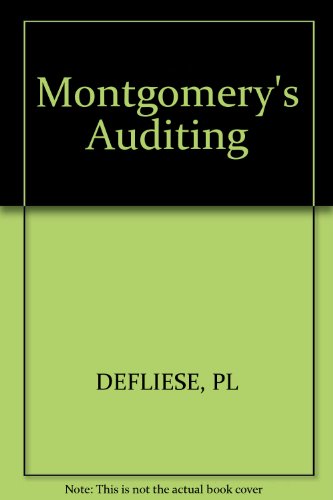 Beispielbild fr Montgomery's Auditing : Second College Version zum Verkauf von Better World Books