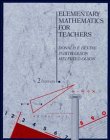 Beispielbild fr Elementary Mathematics for Teachers zum Verkauf von Better World Books