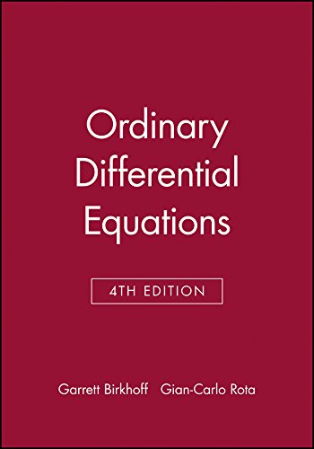 Beispielbild fr Ordinary Differential Equations zum Verkauf von SecondSale