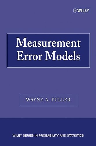 9780471861874: Measurement Error Models