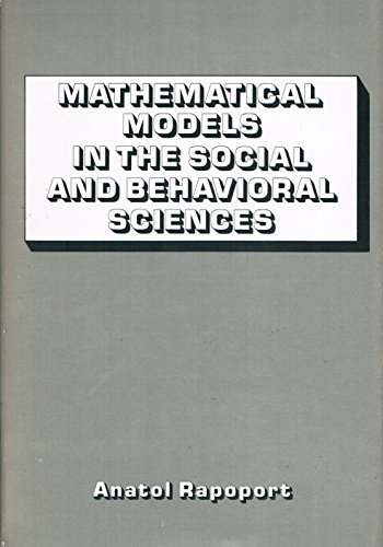 Beispielbild für Mathematical Models in the Social Behavioral Sciences zum Verkauf von Better World Books