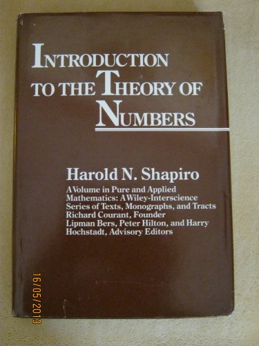 Stock image for Introduction to the Theory of Numbers for sale by Better World Books