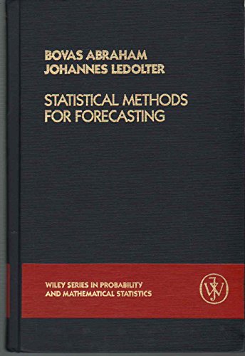9780471867647: Statistical Methods for Forecasting (Probability & Mathematical Statistics S.)