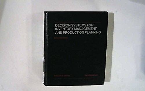 Beispielbild fr Decision Systems for Inventory Management and Production Planning (Wiley Series in Production/Operations Management) zum Verkauf von Wonder Book