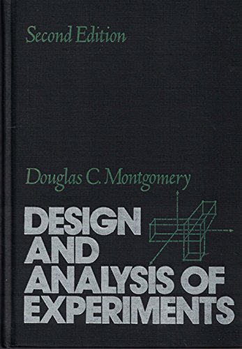 9780471868125: Design and Analysis of Experiments