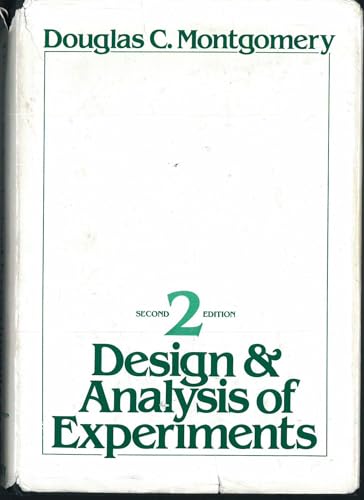 9780471868125: Design and Analysis of Experiments