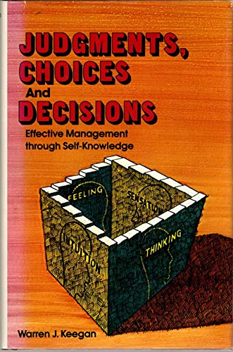 Beispielbild fr Making Judgements, Choices and Decisions zum Verkauf von Better World Books