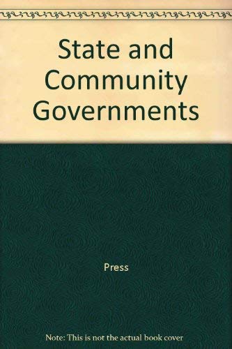 9780471869795: State and Community Governments in the Federal System
