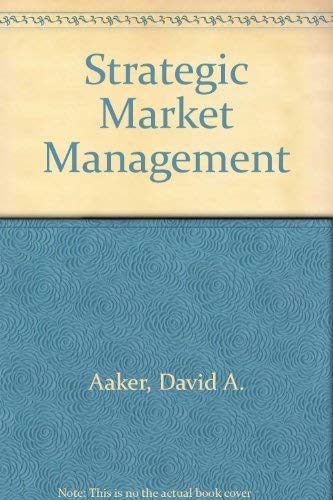 Stock image for Strategic Market Management for sale by Wonder Book