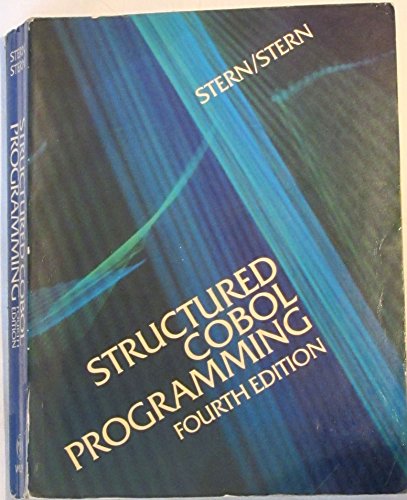Imagen de archivo de Structured COBOL Programming a la venta por Better World Books