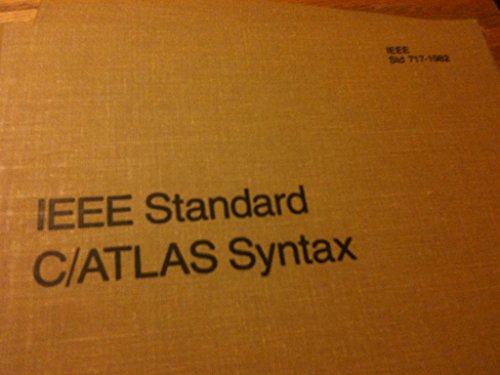 9780471874065: IEEE standard C/ATLAS syntax (IEEE Std)