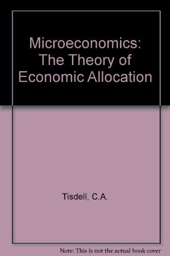 Stock image for Microeconomics: The theory of economic allocation for sale by dsmbooks