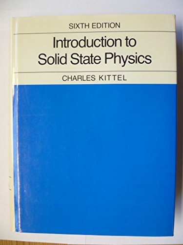 Beispielbild fr Introduction to Solid State Physics zum Verkauf von BooksRun
