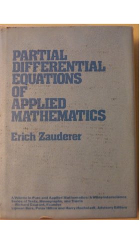 9780471875178: Partial Differential Equations of Applied Mathematics (Pure & Applied Mathematics S.)